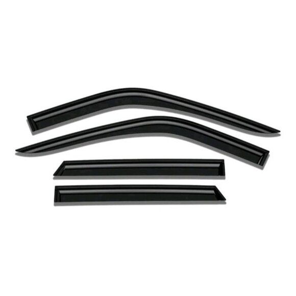 Durable Window Rain Guards for Ford Explorer 2020-2024 Adhesive Visors Dark Tint - Picture 7 of 7